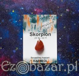Karneol z zawieszką - Skorpion