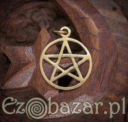 Pentagram - mały talizman z brązu