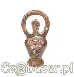 Bogini - kamienna figurka ze spiralą