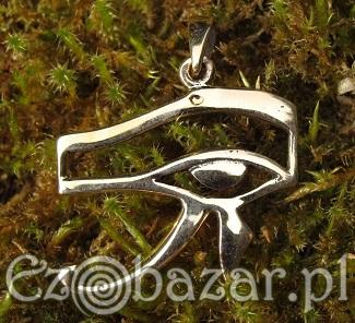 Oko Horusa - amulet ochronny. Brąz